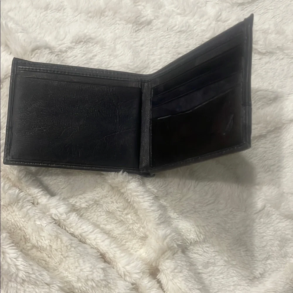 Nautica Black Leather Wallet